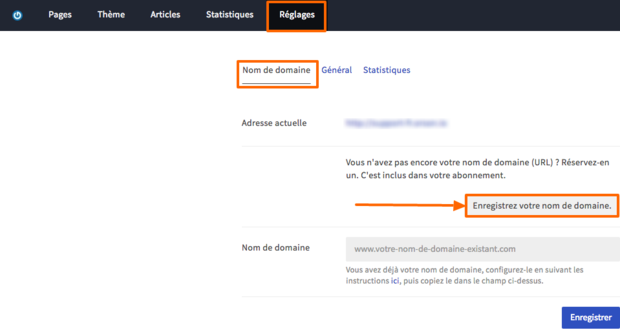 Acheter un nom de domaine gratuit pour mon site web