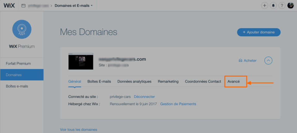 creer l'adresse de sa page web