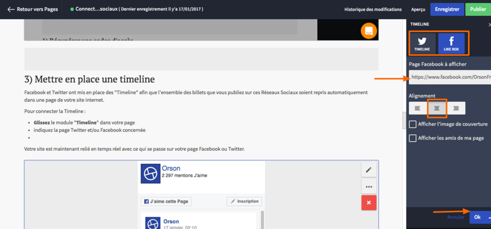 Comment mettre en place une timeline sur un site internet