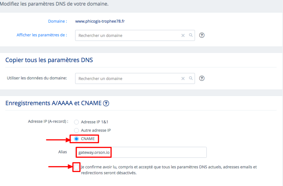 Comment modifier les DNS de mon site pour faire une redirection