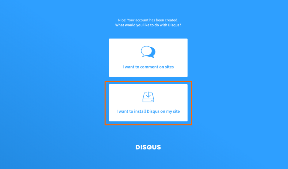 installer Disqus sur mon site